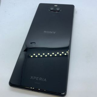 【中古品】Xperia 8 au   SOV42 ブラック (スマートフォン本体)