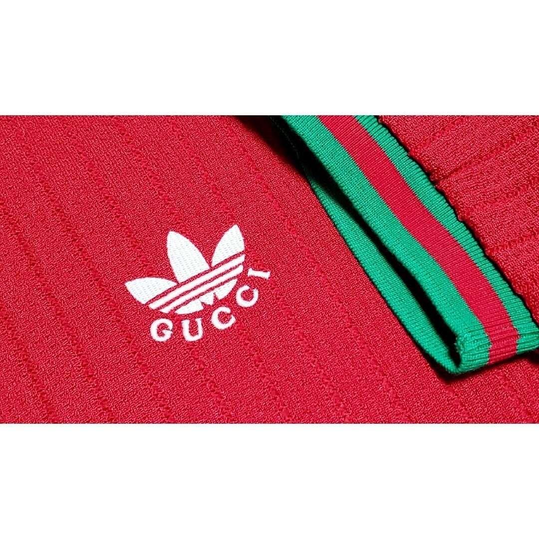 Gucci(グッチ)のGUCCI x ADIDAS コラボ ウェブアクセント Tシャツ S メンズのトップス(Tシャツ/カットソー(半袖/袖なし))の商品写真