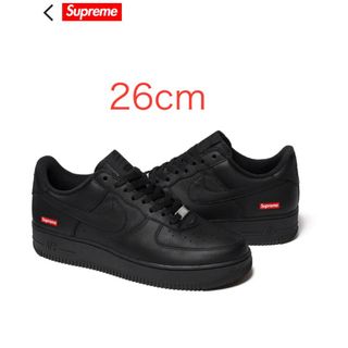 シュプリーム(Supreme)のSupreme × Nike Air Force 1 Low Black(スニーカー)