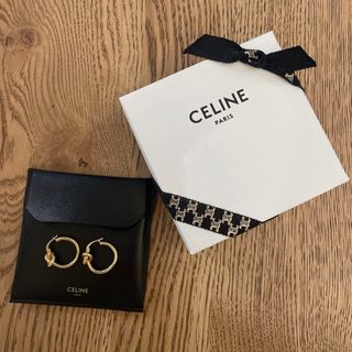 セリーヌ(celine)の【正規品・美品】セリーヌ　ノットピアス(ピアス)