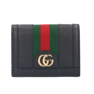 グッチ(Gucci)のグッチ オフィディア GGマーモント 二つ折り財布 レザー 523155 0959 レディース GUCCI  中古(財布)