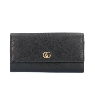 グッチ(Gucci)のグッチ コンチネンタルウォレット GGマーモント 長財布 レザー 456116 493075 レディース GUCCI  中古(財布)