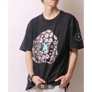 ミシカ(MISHKA)のMISHKA  半袖Tee 【黒】(Tシャツ/カットソー(半袖/袖なし))