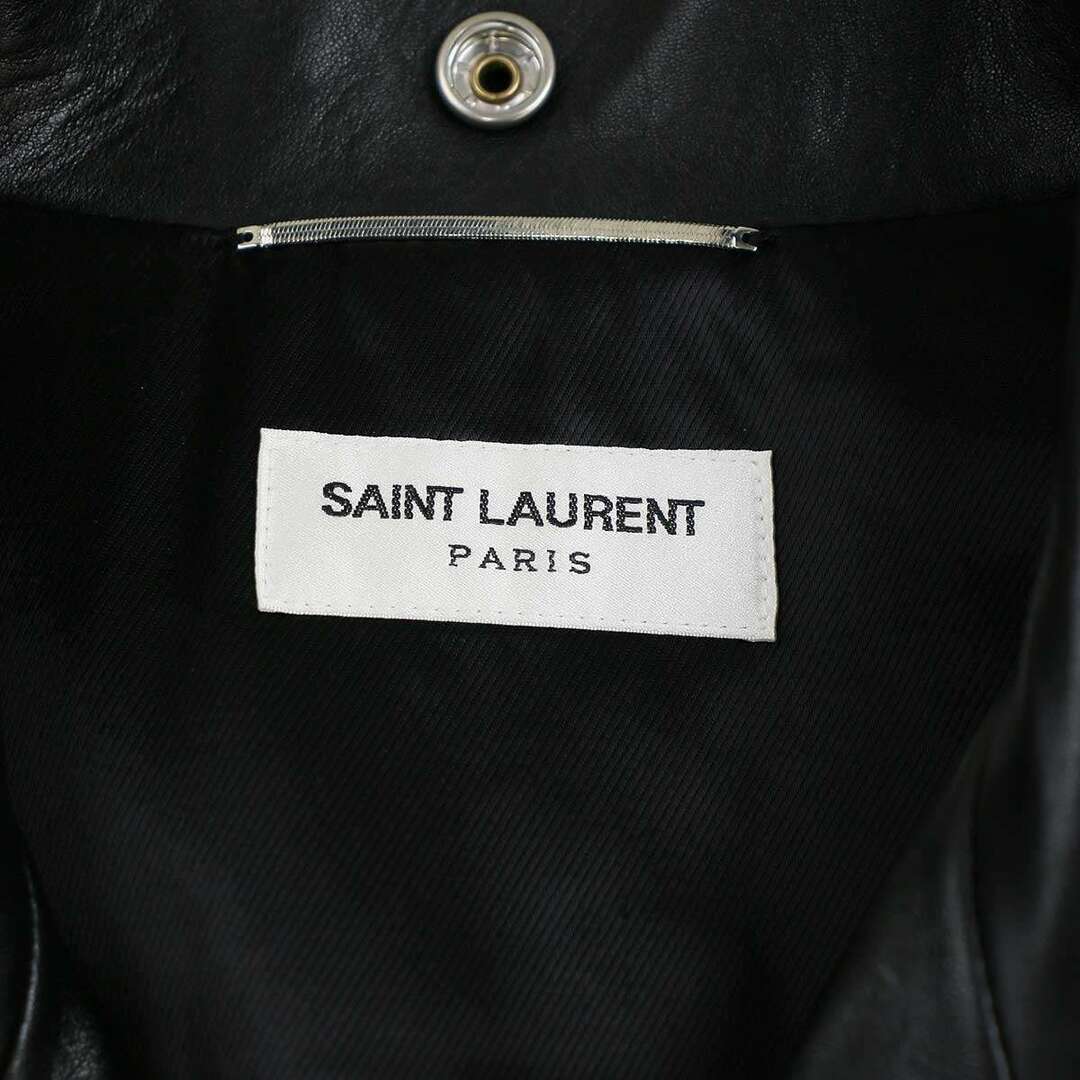 Saint Laurent(サンローラン)のSAINT LAURENT PARIS サンローラン パリ L01 クラシックモーターサイクル ダブルレザーライダースジャケット 484284 Y5YA2 ブラック 52 メンズのジャケット/アウター(レザージャケット)の商品写真