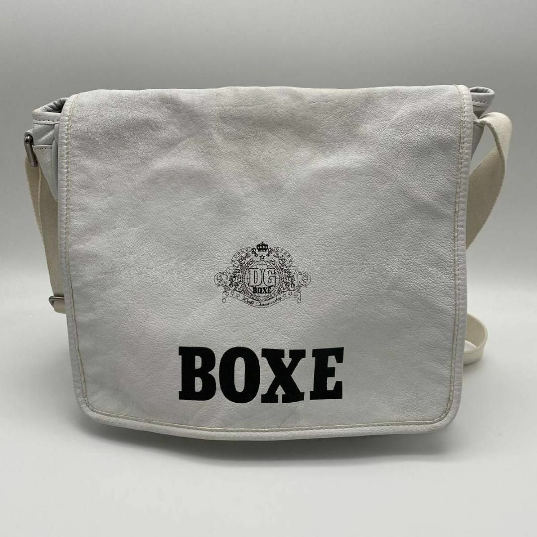 DOLCE&GABBANA(ドルチェアンドガッバーナ)のDOLCE&GABBANA ショルダーバッグ BOXE レザー ホワイト レディースのバッグ(ショルダーバッグ)の商品写真