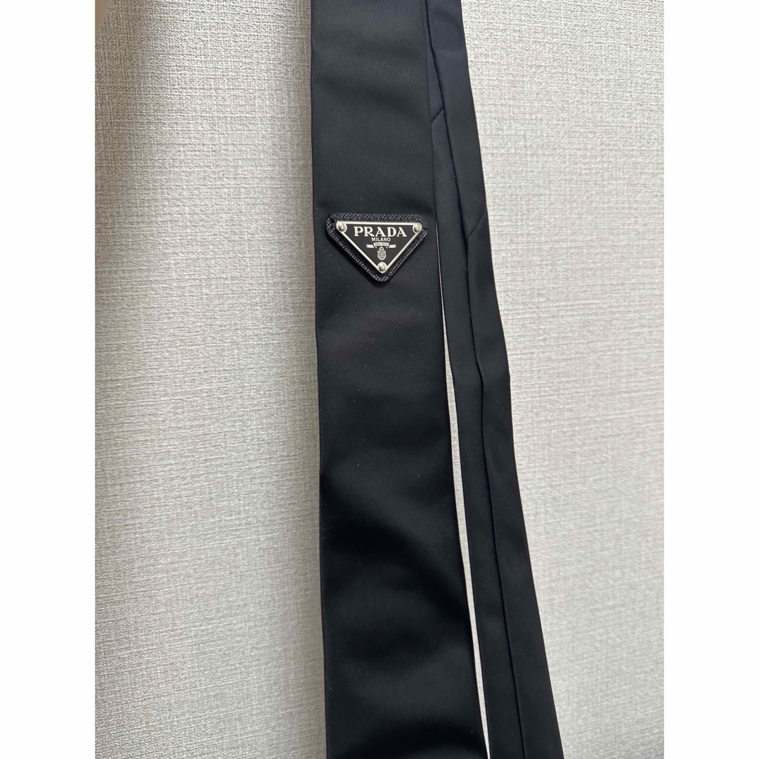 PRADA プラダ ナイロンギャバロゴプレート ネクタイ Re-Nylon PRADA プラダ ナイロンギャバロゴプレート ネクタイ Re-Nylon