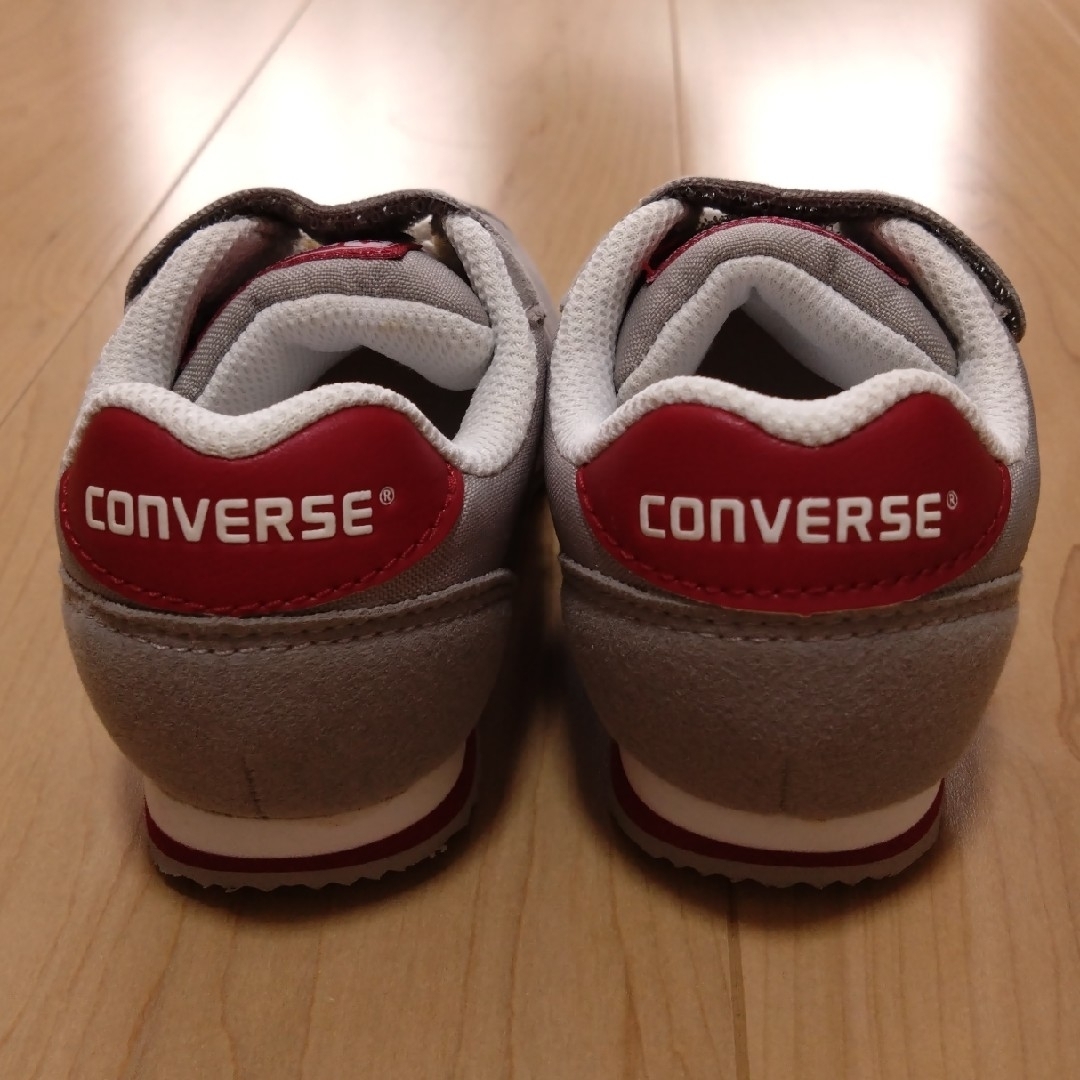 CONVERSE(コンバース)の未使用☆CONVERSE☆コンバース☆グレーシューズスニーカー☆16cm キッズ/ベビー/マタニティのキッズ靴/シューズ(15cm~)(スニーカー)の商品写真