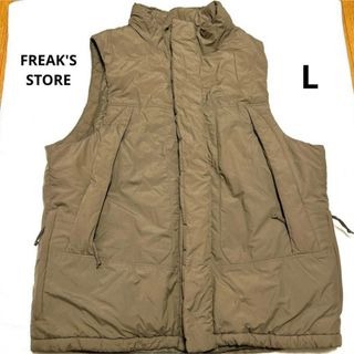 FREAK'S STORE  ダウンベスト　L  カーキ