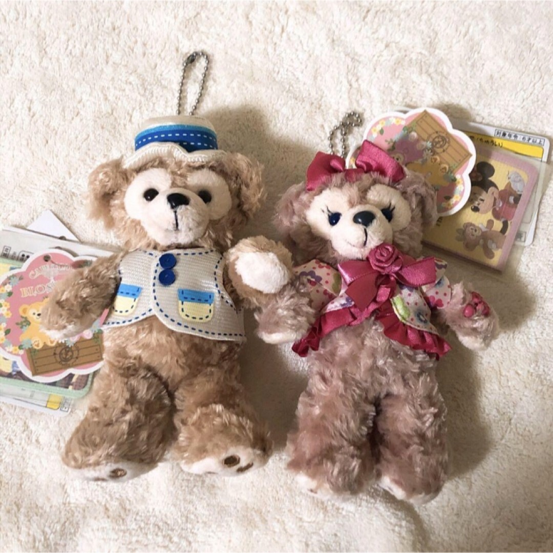 ダッフィー - ダッフィー&シェリーメイ ぬいぐるみバッジ