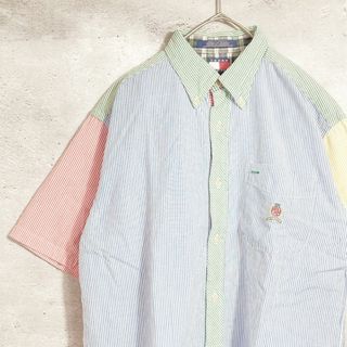 トミーヒルフィガー(TOMMY HILFIGER)のTOMMY HILFIGERトミーヒルフィガー クレイジーストライプシャツ(シャツ)