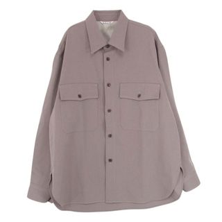 AURALEE - AURALEE オーラリー 19AW A9AS03MX WOOL MAX GABARDINE SHIRTS ウールマックスギャバジン 長袖 シャツ カーキ系 3【中古】