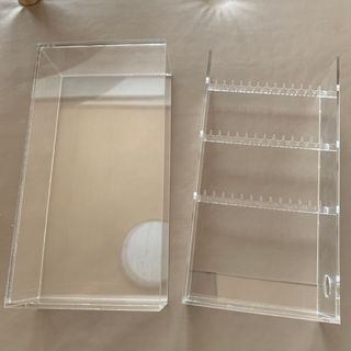 ムジルシリョウヒン(MUJI (無印良品))の無印良品　アクリル　アクセサリースタンド(ケース/ボックス)