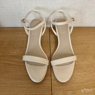 RANDA - 【新品】RANDA サンダル オフホワイトLサイズ