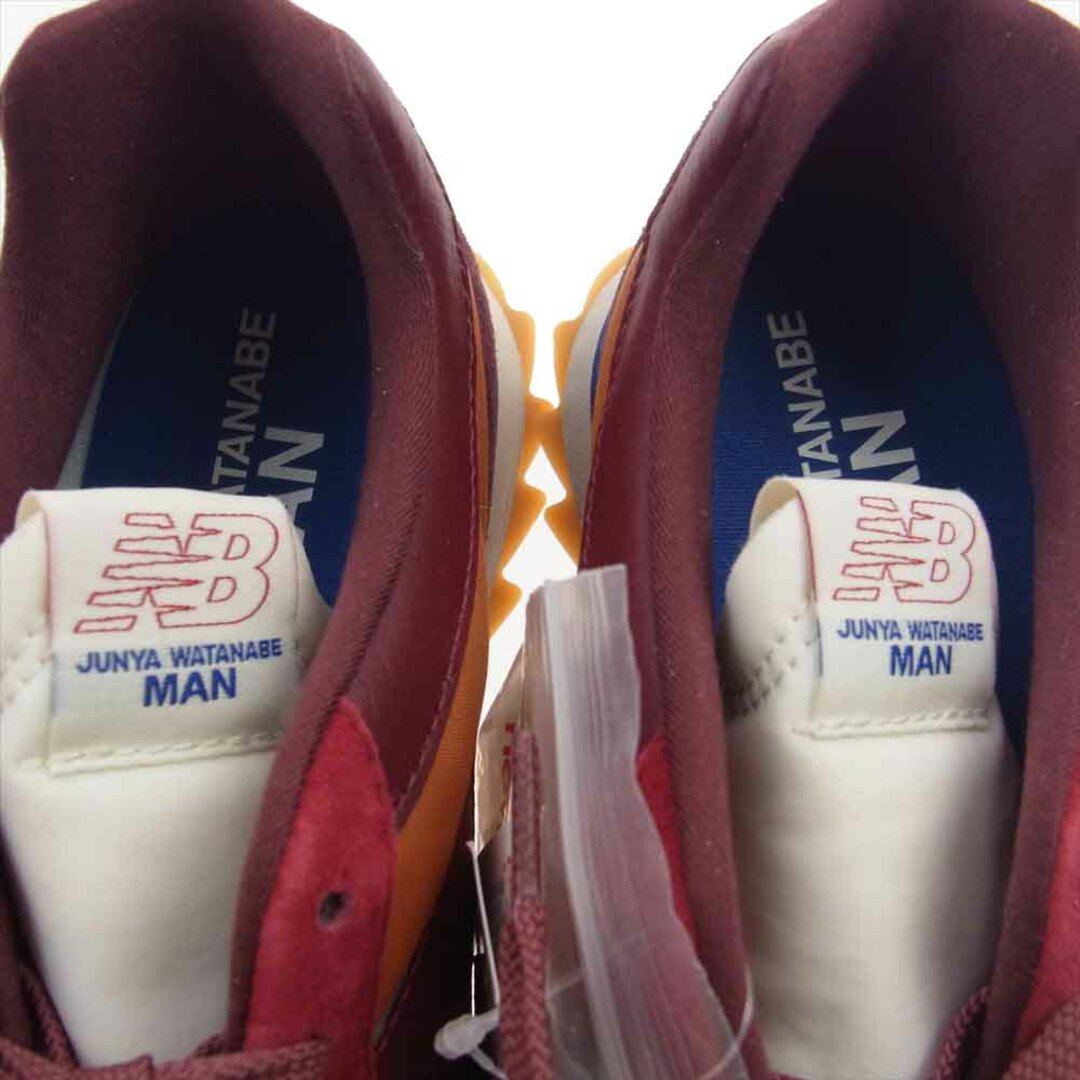 JUNYA WATANABE COMME des GARCONS MAN ジュンヤワタナベコムデギャルソンマン スニーカー URC30MN2 x NEW BALANCE ニューバランス RC30  オレンジ系 あずき色系 28.0cｍ【新古品】【未使用】【中古】 メンズの靴/シューズ(スニーカー)の商品写真