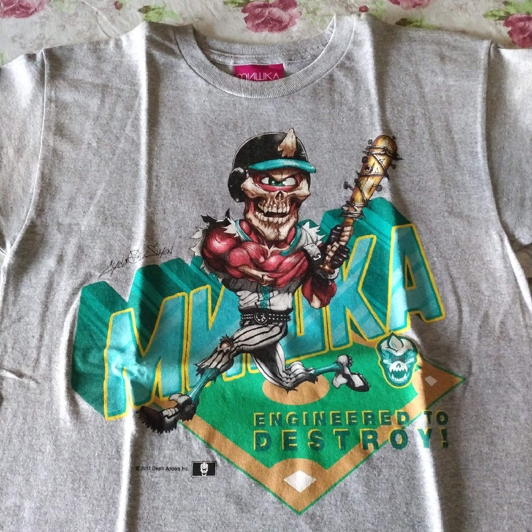 MISHKA(ミシカ)のMISHKA  半袖Tee 【グレー】 メンズのトップス(Tシャツ/カットソー(半袖/袖なし))の商品写真