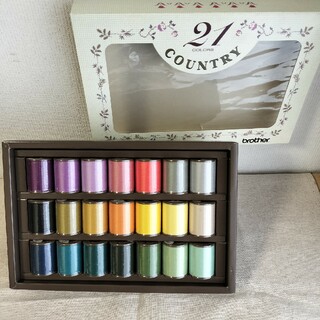 刺繍糸　ブラザー　21色　カントリー