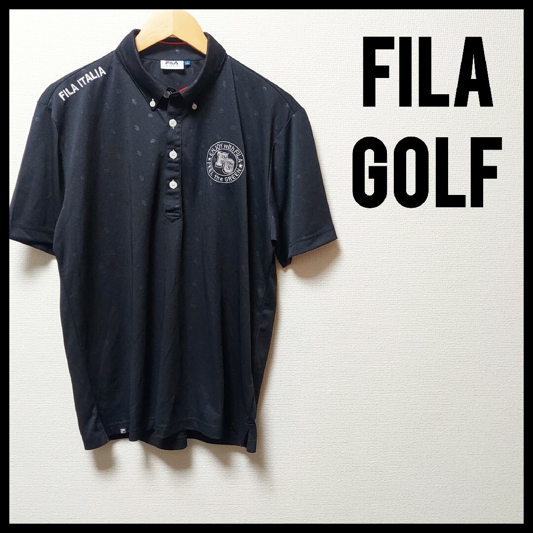 FILA　フィラ　メンズ　LLサイズ　ゴルフウェア　ポロシャツ　半袖 | フリマアプリ ラクマ