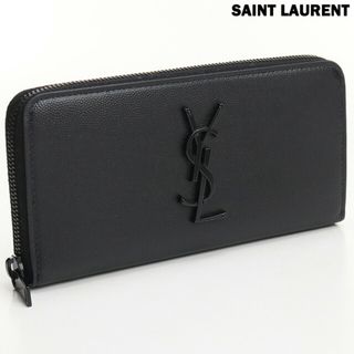 Saint Laurent - サンローラン SAINT LAURENT 長財布ラウンドファスナー レディース 617415 BTY0U 1000 ジップアラウンドウォレット