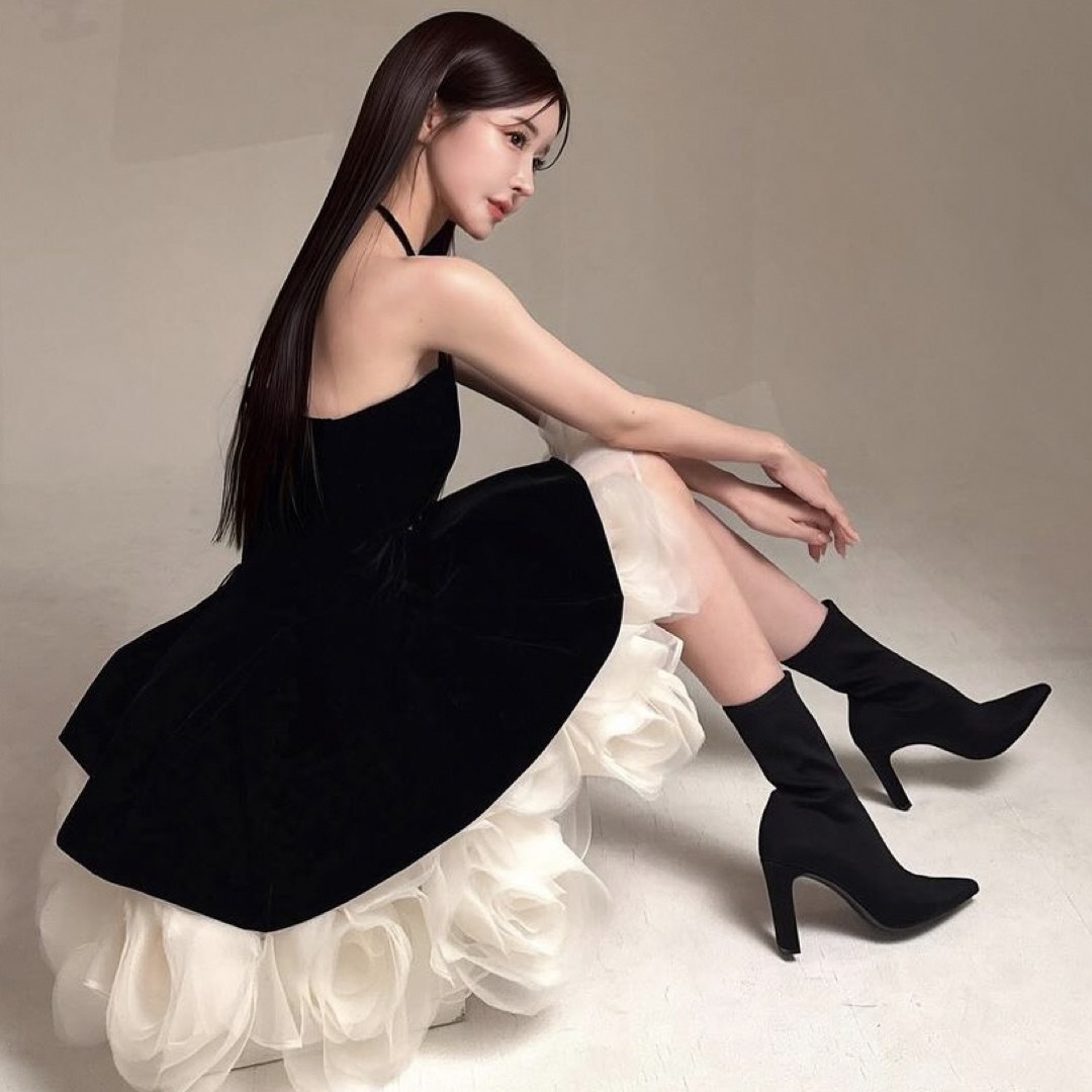 DIANA(ダイアナ)の鈴木亜美　ブーツ　ソックスブーツ レディースの靴/シューズ(ブーツ)の商品写真
