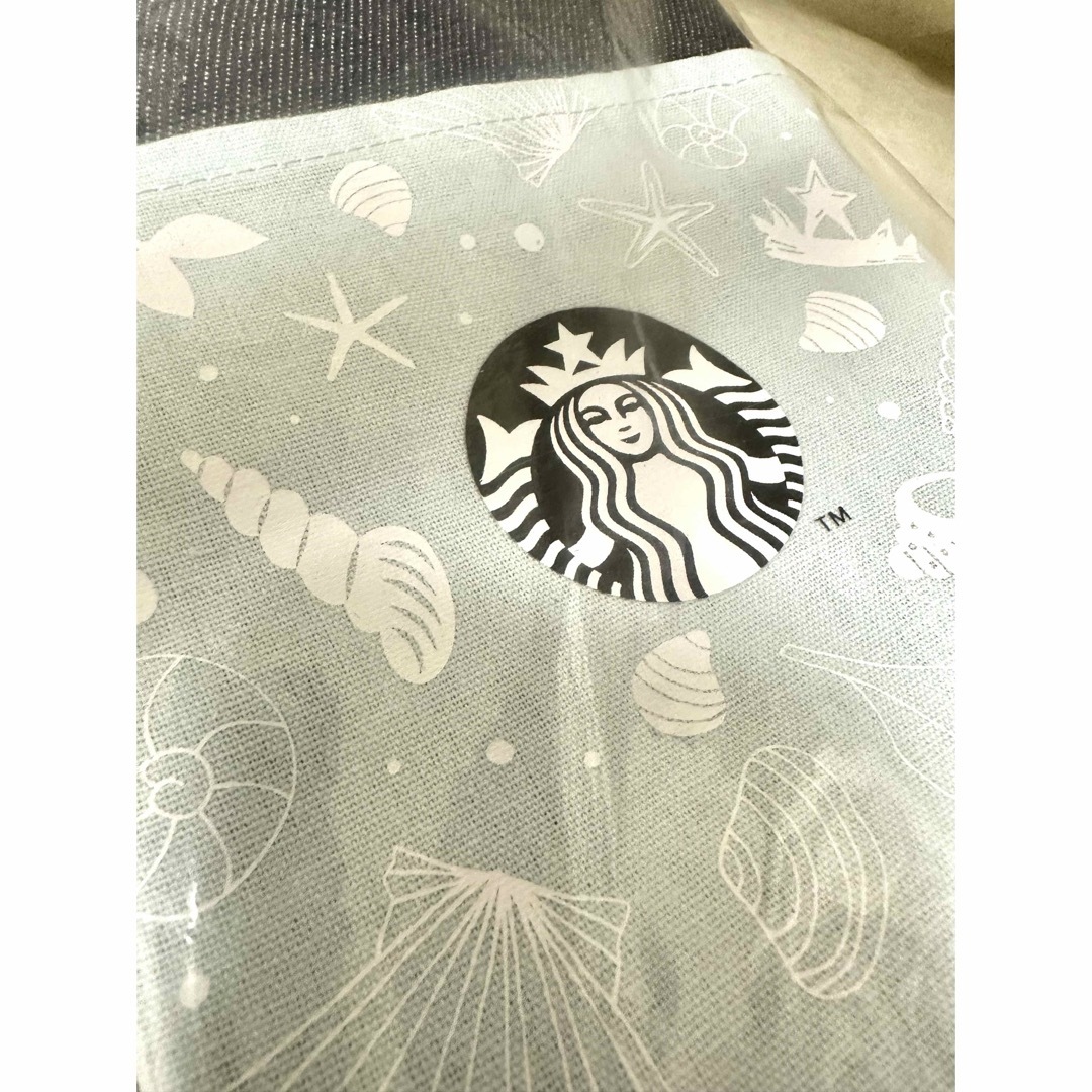 Starbucks(スターバックス)の☆未使用品☆STARBUCKSデニムボトルバック コスメ/美容のメイク道具/ケアグッズ(ボトル・ケース・携帯小物)の商品写真