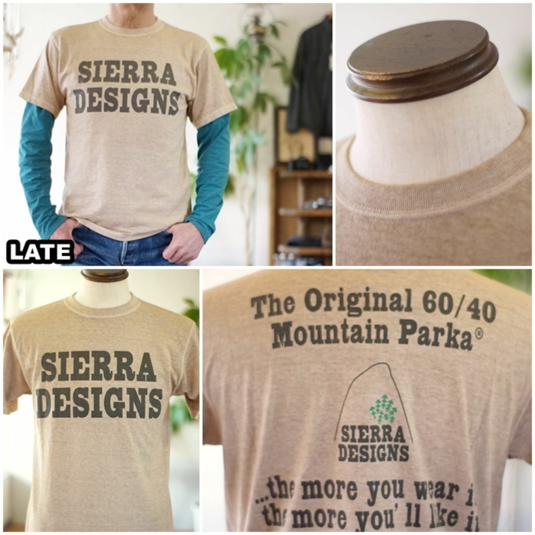 SIERRA DESIGNS(シェラデザイン)のグッドオン×シエラデザイン コラボTシャツ 半袖Tシャツ　1524 L メンズのトップス(Tシャツ/カットソー(半袖/袖なし))の商品写真