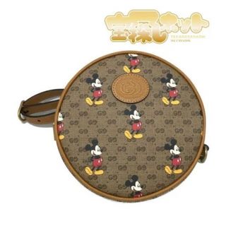 グッチ(Gucci)の【レア品】GUCCI グッチ コラボ ディズニー ミッキー リュック バッグ(ショルダーバッグ)