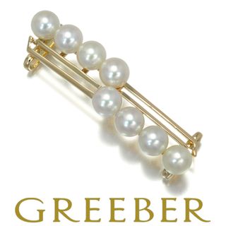 ミキモト(MIKIMOTO)のミキモト 帯留め パール アコヤ真珠 5.5mm   K14YG (その他)