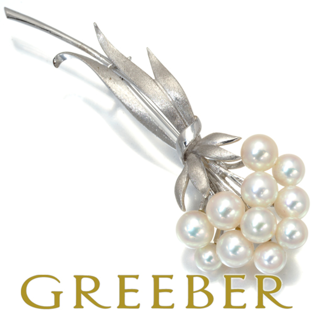 MIKIMOTO - ミキモト ブローチ パール アコヤ真珠 5.0-6.5mm MIKIMOTO - ミキモト ブローチ パール アコヤ真珠 5.0-6.5mm