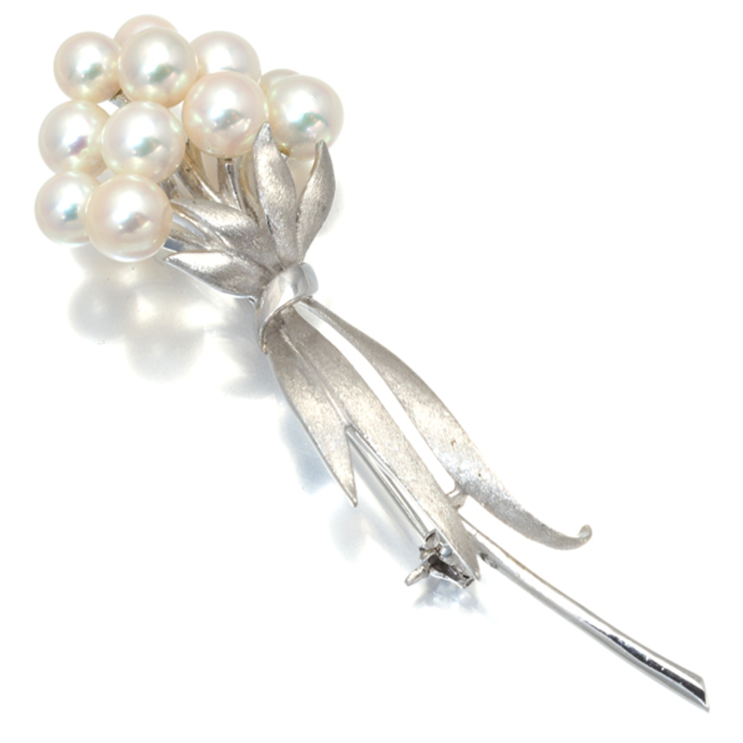 MIKIMOTO - ミキモト ブローチ パール アコヤ真珠 5.0-6.5mm MIKIMOTO - ミキモト ブローチ パール アコヤ真珠 5.0-6.5mm