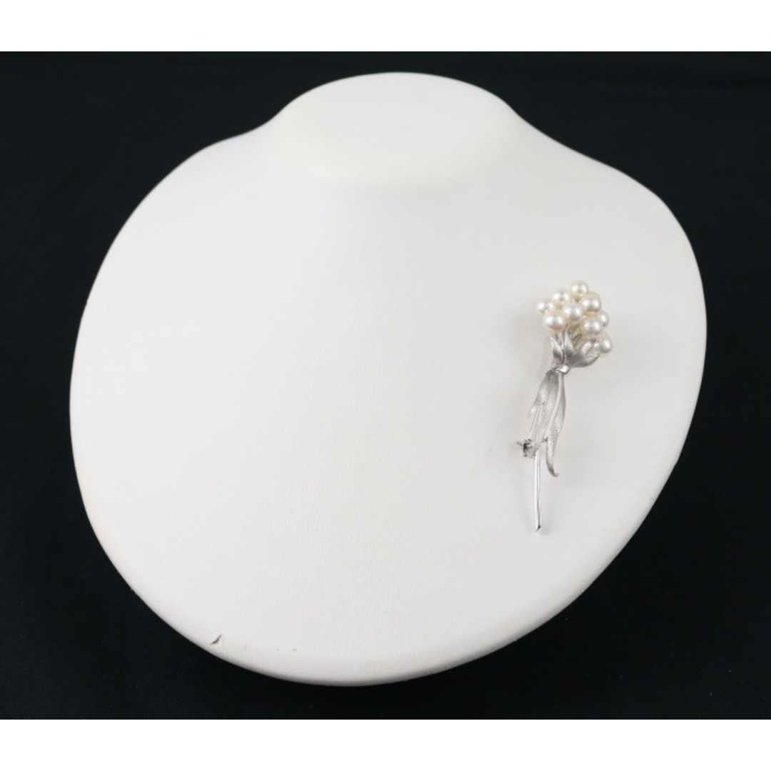 MIKIMOTO - ミキモト ブローチ パール アコヤ真珠 5.0-6.5mm MIKIMOTO - ミキモト ブローチ パール アコヤ真珠 5.0-6.5mm