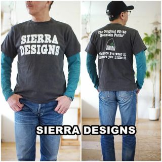 シェラデザイン(SIERRA DESIGNS)のグッドオン×シエラデザイン コラボTシャツ 半袖Tシャツ　1524 L(Tシャツ/カットソー(半袖/袖なし))