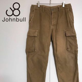 ジョンブル(JOHNBULL)の【人気ブラウン】ジョンブル　カーゴパンツ　人気Lサイズ　F893(ワークパンツ/カーゴパンツ)