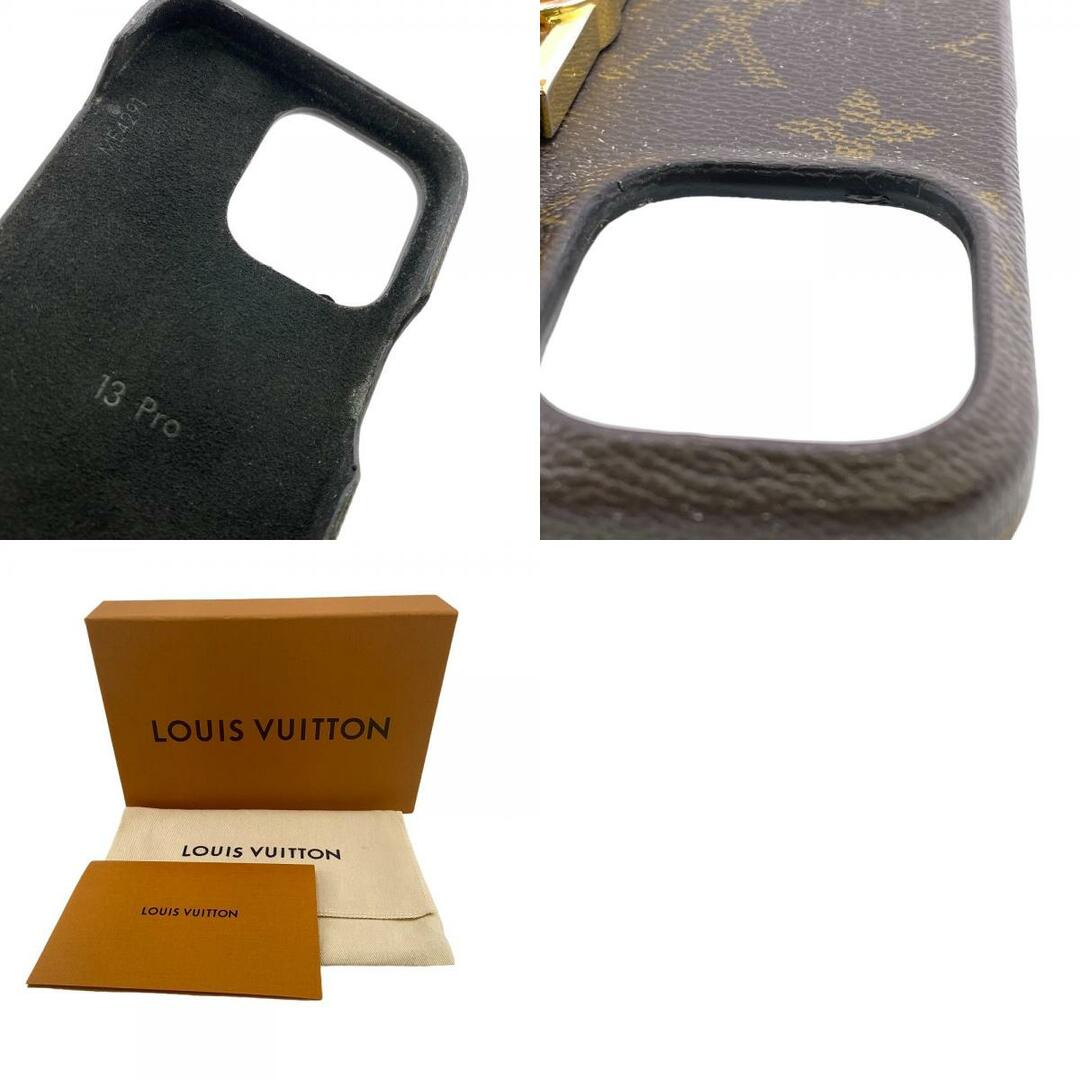 LOUIS VUITTON(ルイヴィトン)のルイヴィトン LOUIS VUITTON 携帯・スマホアクセサリー
 モノグラム バンパー iPhone13 Pro ケース M81214 ブラック スマホ/家電/カメラのスマホアクセサリー(モバイルケース/カバー)の商品写真