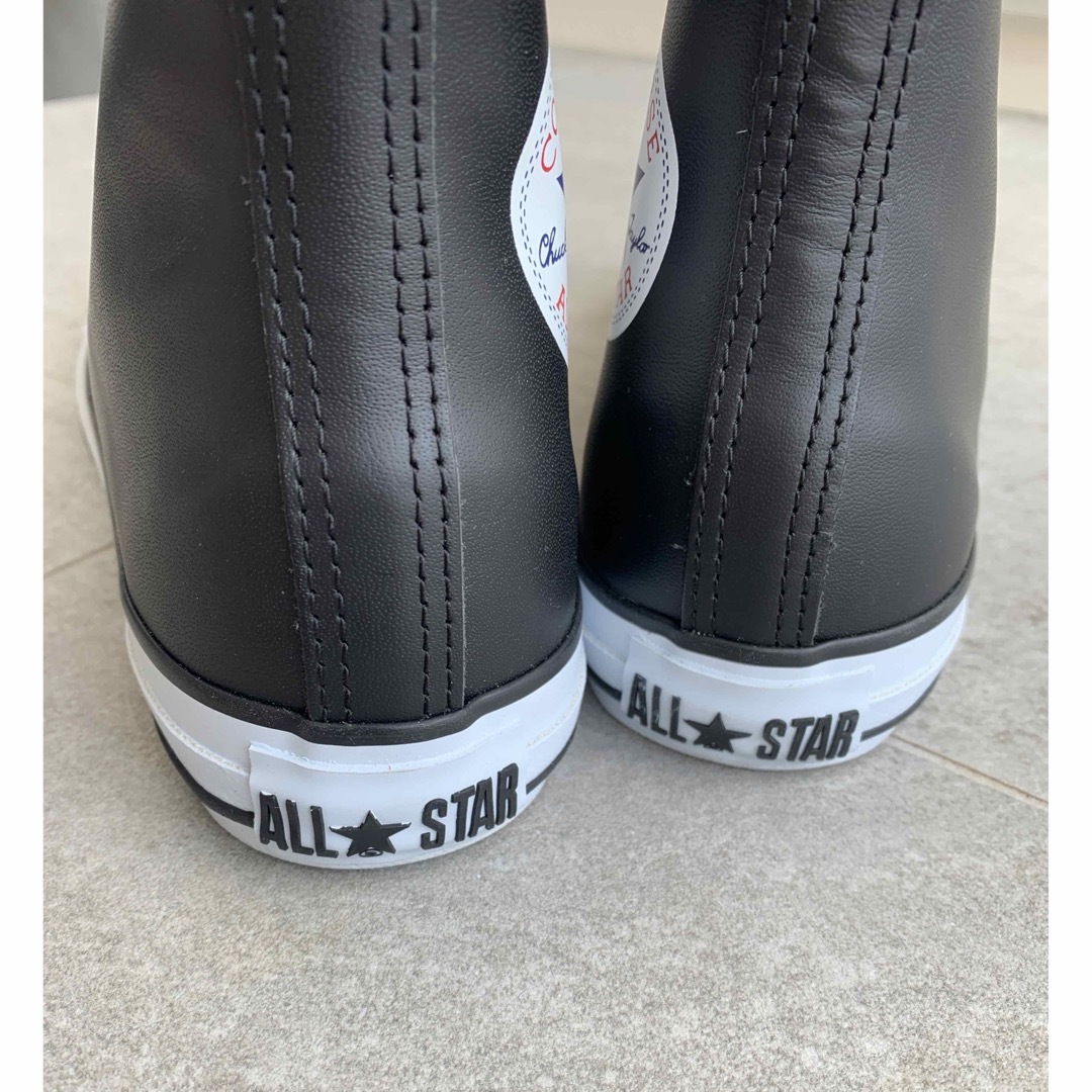 ALL STAR（CONVERSE）(オールスター)のconverse Allstar Hi leather Black 24.5 レディースの靴/シューズ(スニーカー)の商品写真