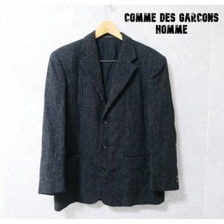 コムデギャルソンオム(COMME des GARCONS HOMME)のほぼ美品 コムデギャルソンオム ウール グレンチェック柄 テーラードジャケット(テーラードジャケット)