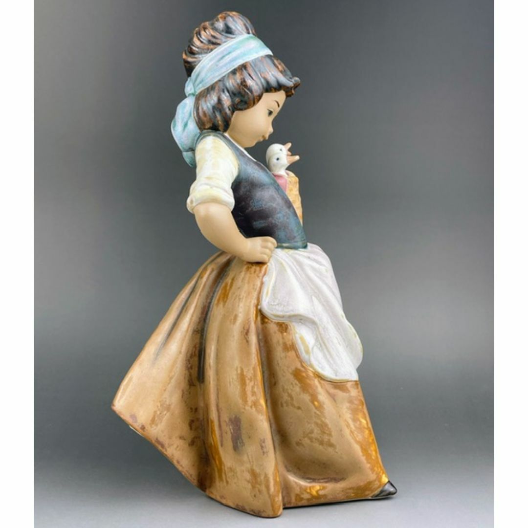 美品】 リヤドロ 25.3㎝ 私のかわいいアヒル達 グレス リアドロ 置物 美品】 リヤドロ 25.3㎝ 私のかわいいアヒル達 グレス リアドロ 置物