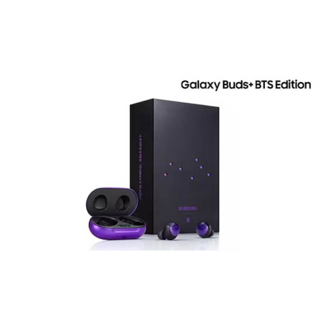 Galaxy(ギャラクシー)のGalaxy Buds+ BTS Edition スマホ/家電/カメラのスマホアクセサリー(ストラップ/イヤホンジャック)の商品写真