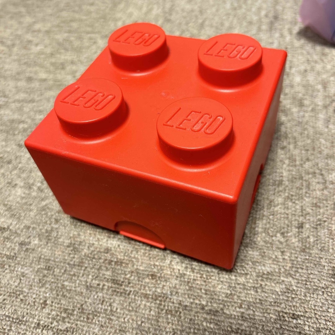 Lego(レゴ)のレゴ　ケース　2個セット　レッド キッズ/ベビー/マタニティのおもちゃ(知育玩具)の商品写真