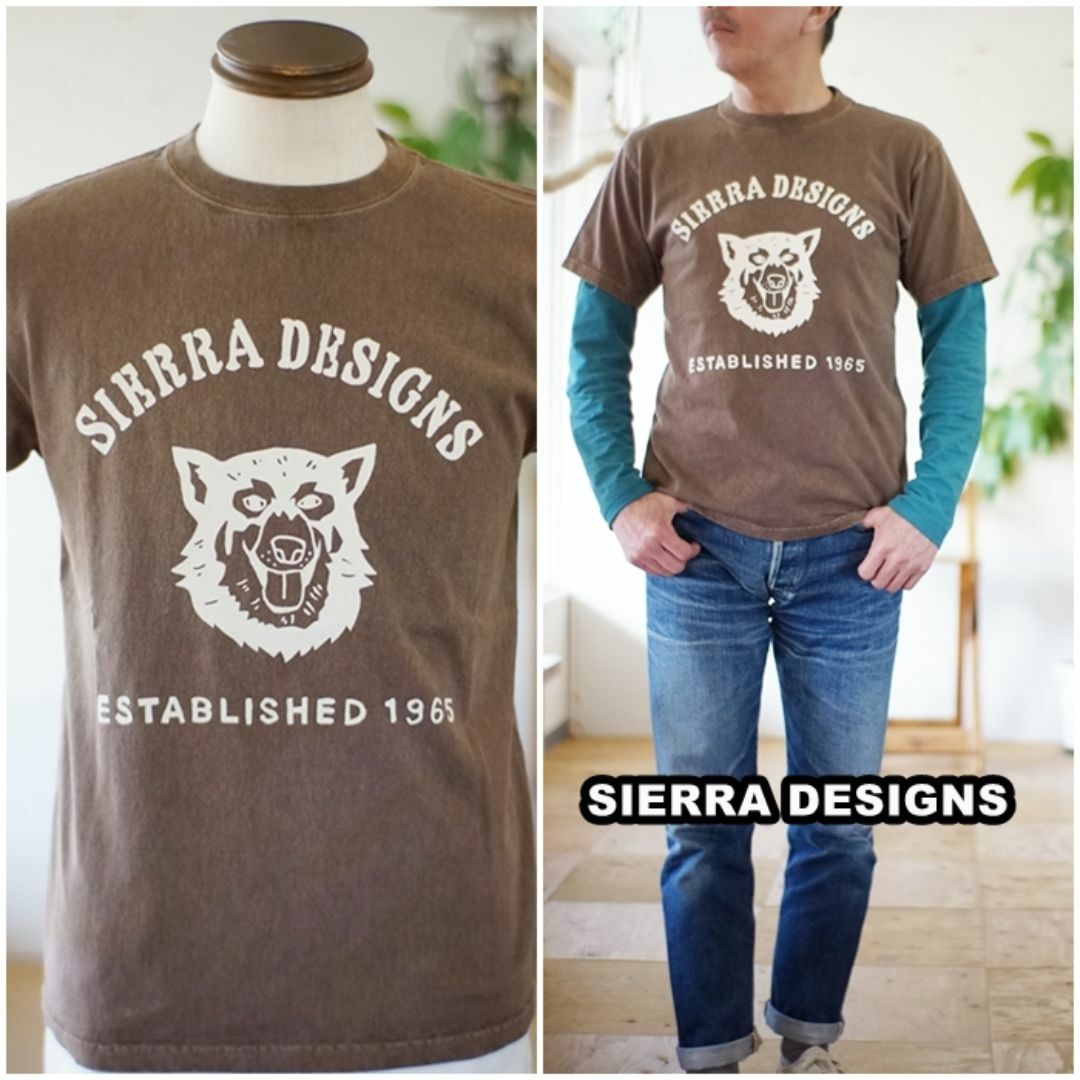 SIERRA DESIGNS(シェラデザイン)のグッドオン×シエラデザイン コラボTシャツ 半袖Tシャツ　931001 L メンズのトップス(Tシャツ/カットソー(半袖/袖なし))の商品写真