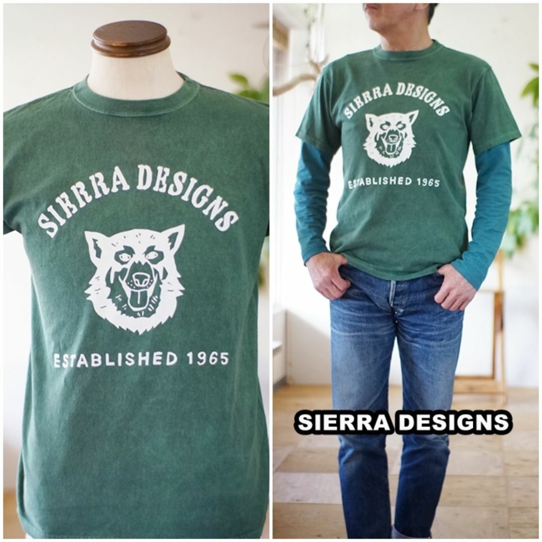 SIERRA DESIGNS(シェラデザイン)のグッドオン×シエラデザイン コラボTシャツ 半袖Tシャツ　931001 L メンズのトップス(Tシャツ/カットソー(半袖/袖なし))の商品写真