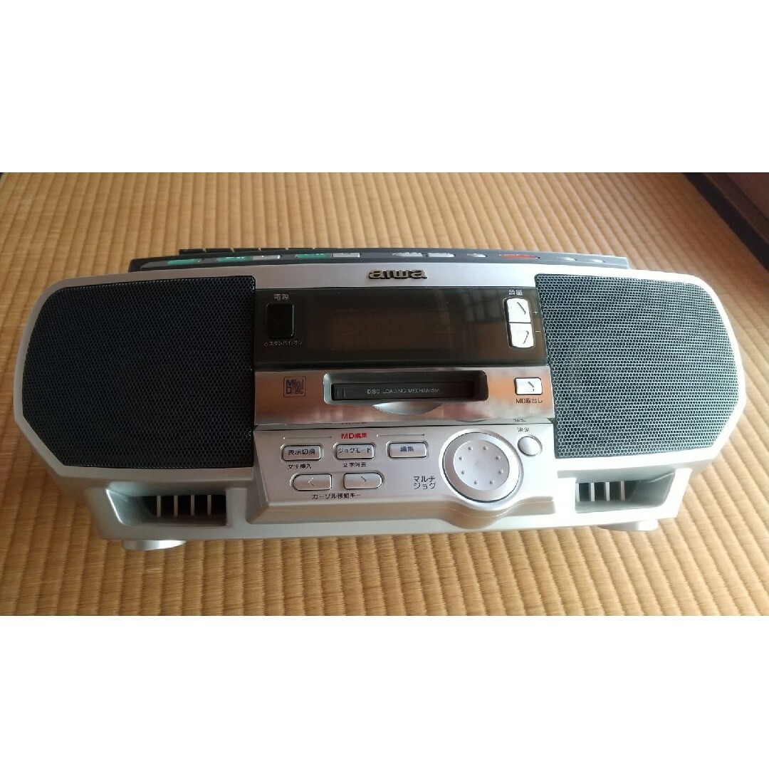 aiwa(アイワ)の【ジャンク品】aiwa CSD-MD30 CD MD ラジカセ コンポ 黒 スマホ/家電/カメラのオーディオ機器(ラジオ)の商品写真