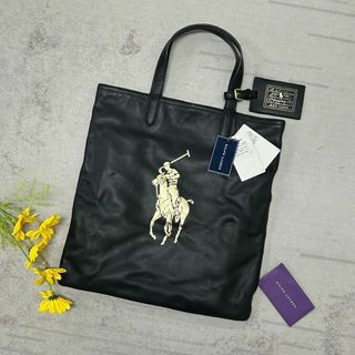 ラルフローレン(Ralph Lauren)の新品 RALPH LAUREN トートバッグ オールレザー 大容量(トートバッグ)