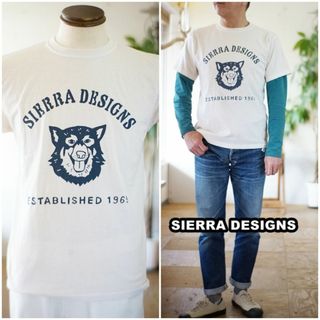 シェラデザイン(SIERRA DESIGNS)のグッドオン×シエラデザイン コラボTシャツ 半袖Tシャツ　931001 M(Tシャツ/カットソー(半袖/袖なし))