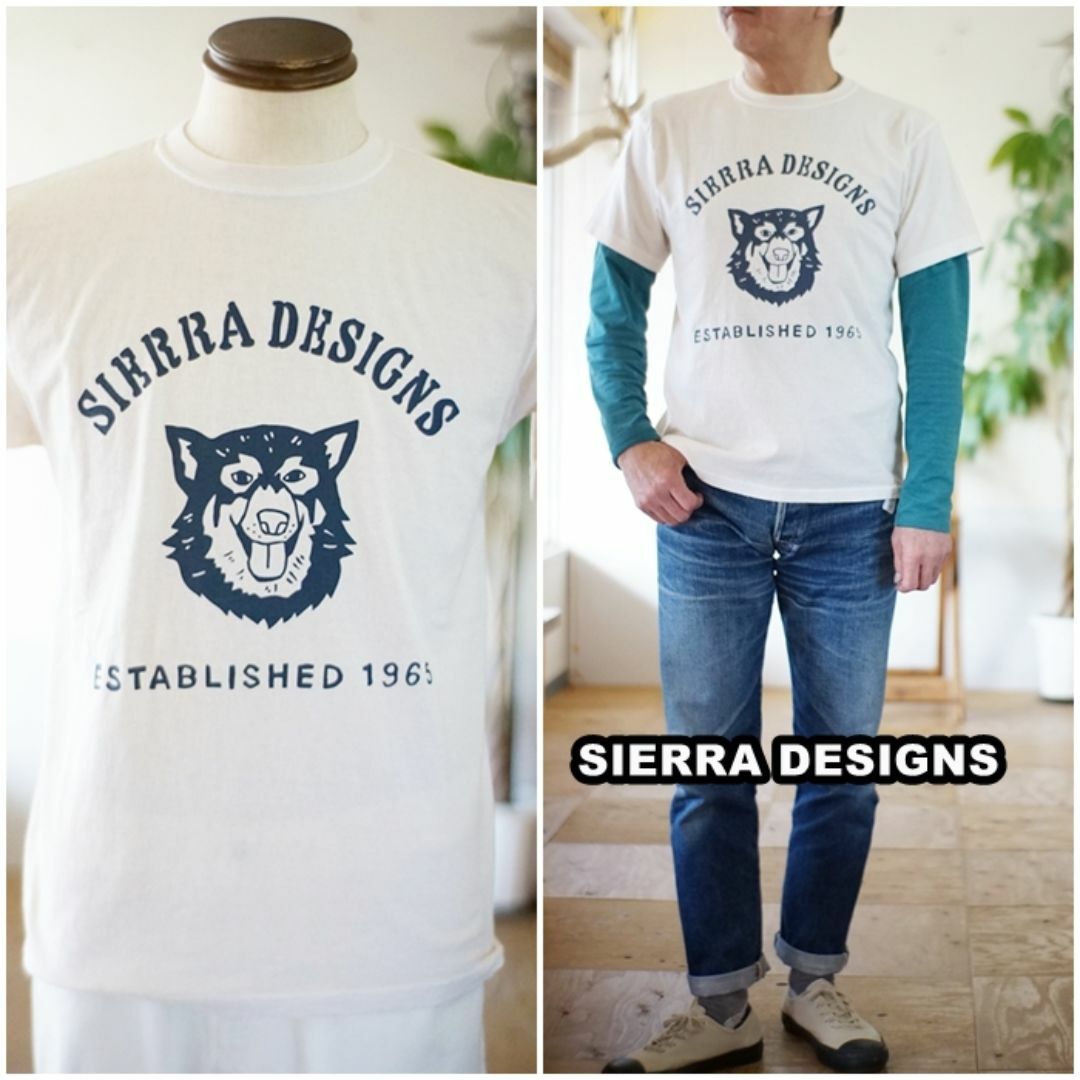 SIERRA DESIGNS(シェラデザイン)のグッドオン×シエラデザイン コラボTシャツ 半袖Tシャツ　931001 L メンズのトップス(Tシャツ/カットソー(半袖/袖なし))の商品写真