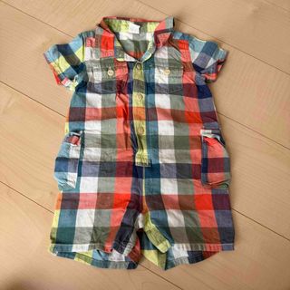 ベビーギャップ(babyGAP)のbaby gap 半袖ロンパース 12-18m(ロンパース)