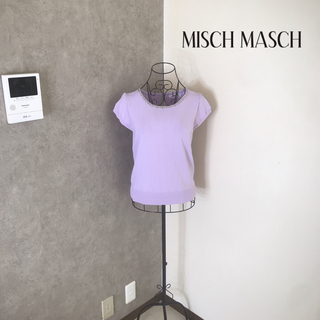 ミッシュマッシュ(MISCH MASCH)のミッシュマッシュ♡1度着用　ビーズ付き　カットソー(カットソー(半袖/袖なし))