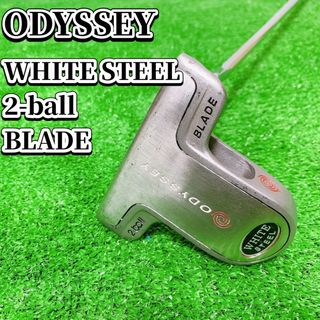 ODYSSEY WHITE STEEL 2ball BLADE2 パター ゴルフ(クラブ)