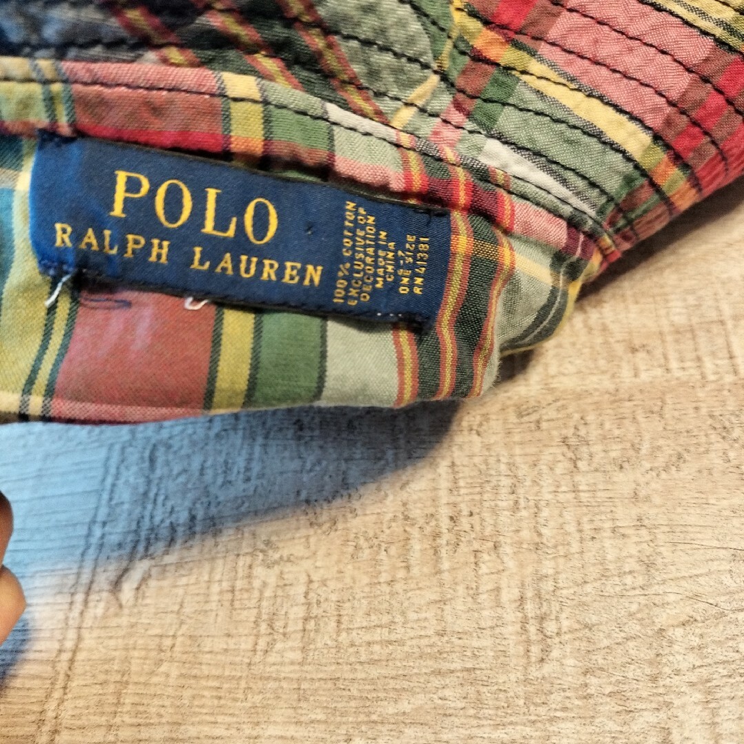 POLO RALPH LAUREN(ポロラルフローレン)のリバーシブルラルフローレン　ハット キッズ/ベビー/マタニティのこども用ファッション小物(帽子)の商品写真