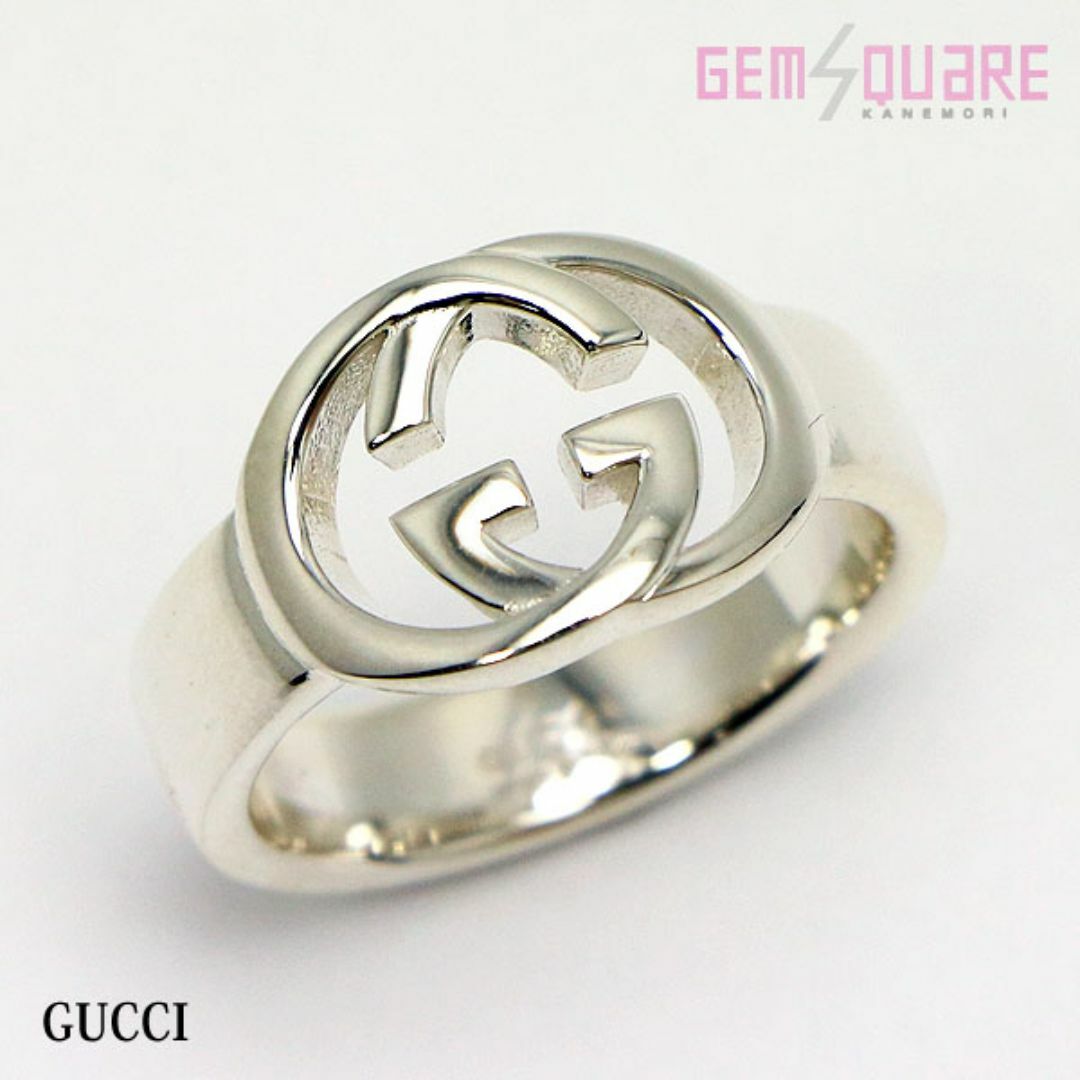 GUCCI - GUCCI グッチ Ag925 インターロッキングG ブリットリングSM 指輪 サイズ11 4.9g 箱付 仕上げ済 190483