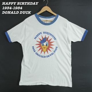 ディズニー(Disney)のDONALD DUCK T-Shirts 1980s XL T279(Tシャツ/カットソー(半袖/袖なし))